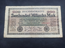 Charger l&#39;image dans la galerie, Allemagne : 200 Milliarden 1923 (Ref 1703)
