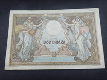 Charger l&#39;image dans la galerie, Yougoslavie : 1000 Dinara 1931 (Ref 1722)
