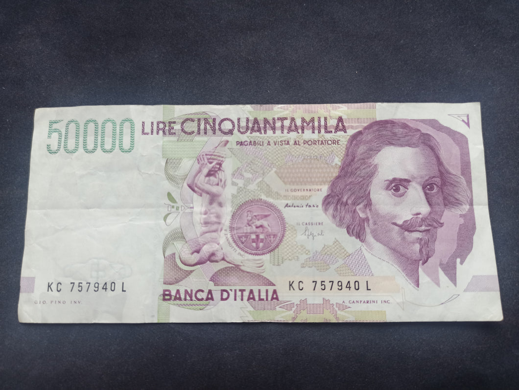 Italie : 50000 Lire 1992 (Ref 1708)