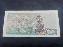 Charger l&#39;image dans la galerie, Italie : 5000 Lire 1971 Christophe Colomb (Ref 1712)
