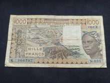 Charger l&#39;image dans la galerie, Af de l&#39;Ouest : Sénégal : 1000 Francs 1981 K (Ref 1779)
