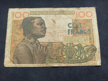 Charger l&#39;image dans la galerie, Af de l&#39;Ouest : Côte d&#39;Ivoire 100 Francs 1961 A (Ref 1780)
