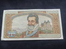 Charger l&#39;image dans la galerie, 5000 Francs Henri IV (7-2-1957) (Ref 1799)
