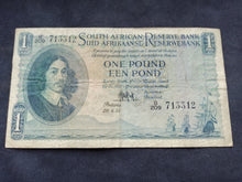 Charger l&#39;image dans la galerie, Afrique du Sud : One Pound 1955 (Ref 1848)
