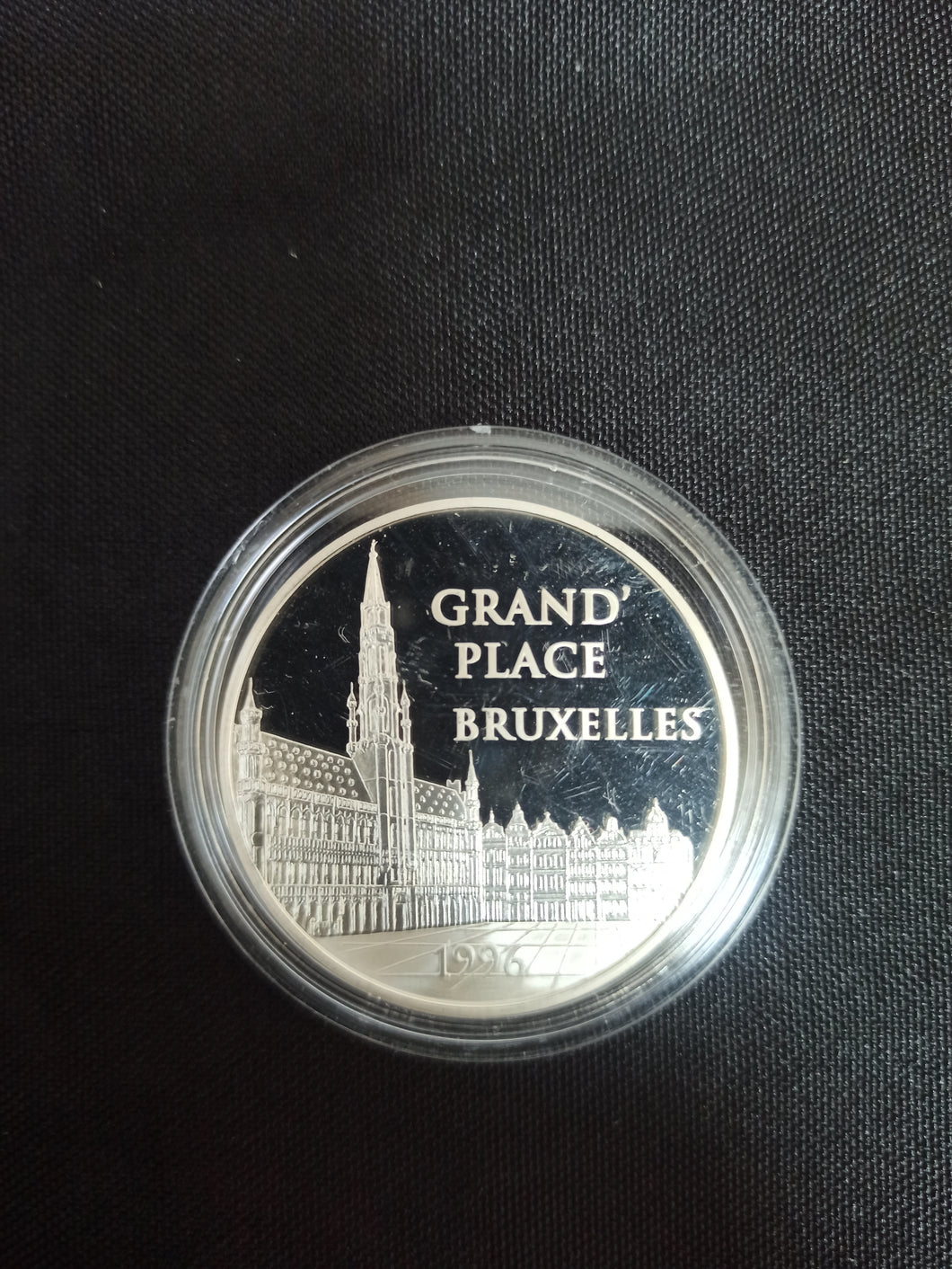 France : 100 Francs Argent 1996 : Grand Place de Bruxelles BE