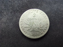 Charger l&#39;image dans la galerie, 2 Francs Argent Semeuse 1900 (Ref 2066)
