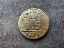 Charger l&#39;image dans la galerie, Italie : 5 Tornesi 1798 Naples (Ref 2105)
