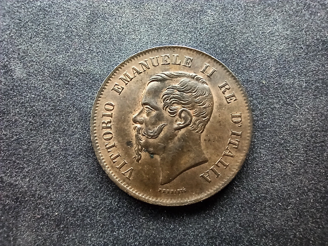 Italie : 5 Centesimi 1862 N Napoli ; Qualité  (Ref 2103)