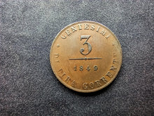 Charger l&#39;image dans la galerie, Italie : 3 Centesimi 1849 Venise (Ref 2080)
