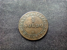 Charger l&#39;image dans la galerie, Italie : Etat Papal / Vatican : 1/2 Soldo 1866 XXI (Ref 2201)
