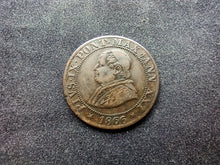 Charger l&#39;image dans la galerie, Italie : Etat Papal / Vatican : 1/2 Soldo 1866 XXI (Ref 2201)
