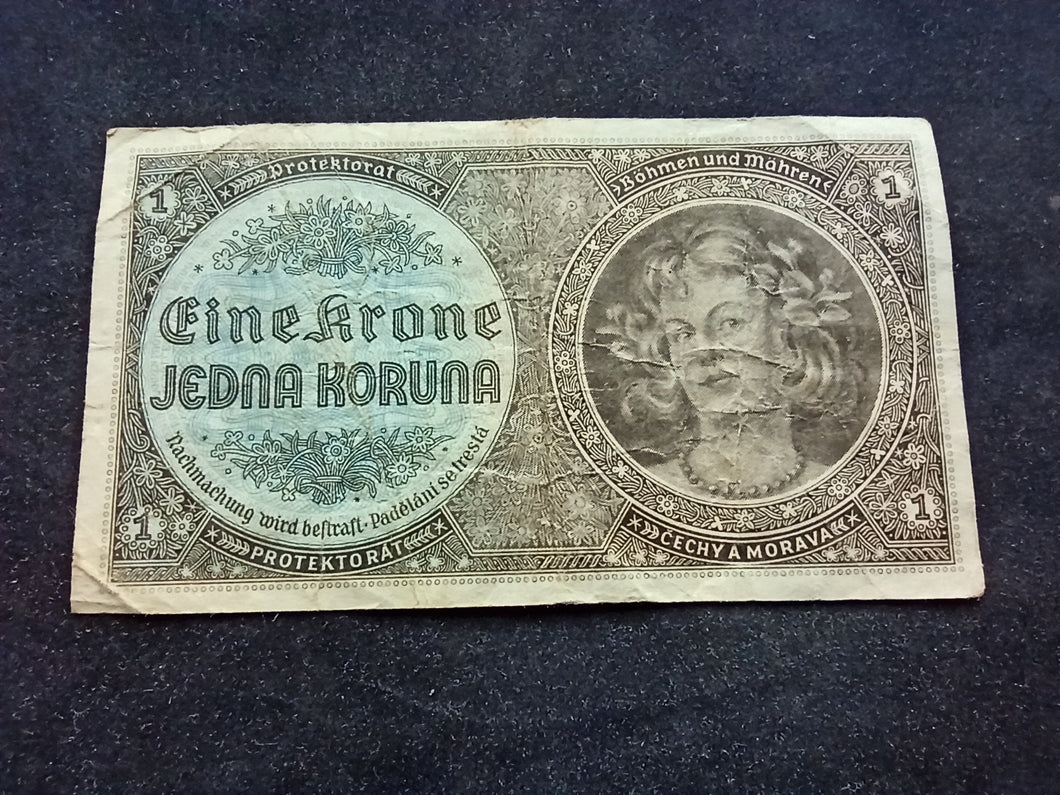 Bohème & Moravie : 1 Krone 1940 (Ref 2242)