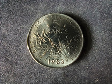 Charger l&#39;image dans la galerie, 5 Francs Nickel Semeuse 1983
