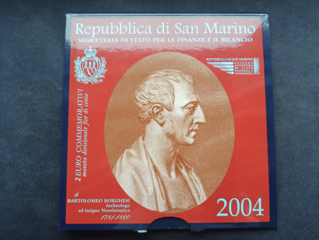 2 Euro Commémorative St Marin 2004 : Borghesi