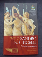 Charger l&#39;image dans la galerie, 2 Euro Commémorative St Marin 2010 : Botticelli
