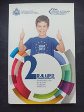 Charger l&#39;image dans la galerie, 2 Euro Commémorative St Marin 2012 : 10 Ans de l&#39;Euro
