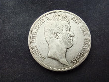 Charger l&#39;image dans la galerie, 5 Francs Argent Louis Philippe 1831 B tête Nue ; Tranche Refief (Ref 2273)
