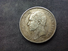 Charger l&#39;image dans la galerie, Belgique : 5 Francs Argent Leopold II 1865 (Ref 2286)
