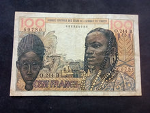 Charger l&#39;image dans la galerie, Afrique de l&#39;Ouest : 100 Francs 1965 B (Ref 2388)

