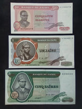 Charger l&#39;image dans la galerie, Zaïre : Lot 50 Makuta / 1 et 5 Zaires 1977 NEUF (Ref 2399)
