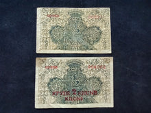 Charger l&#39;image dans la galerie, Yougoslavie : 2 X 1/2 Dinara 1919 (Ref 2422)
