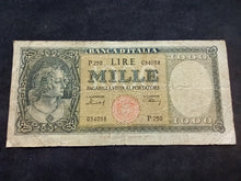 Charger l&#39;image dans la galerie, Italie : 1000 Lire 1949 (Ref 2437)
