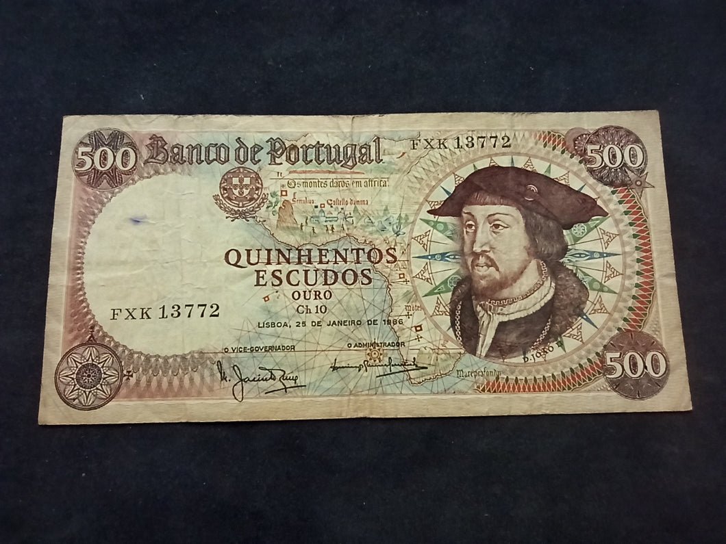 Portugal : 500 Escudos 1966 (Ref 2451)