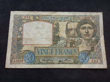 Charger l&#39;image dans la galerie, 20 Francs Science &amp; Travail (5-12-1940) (Ref 2464)
