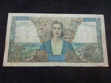 Charger l&#39;image dans la galerie, 5000 Francs Empire (9-7-1942) (Ref 2473)
