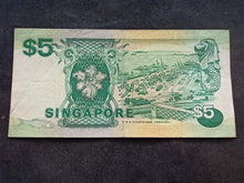 Charger l&#39;image dans la galerie, Singapore : 5 Dollars 1989 (Ref 2478)
