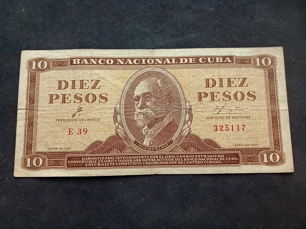 10 Pesos 1961 (Ref 2499)