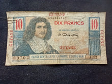 Charger l&#39;image dans la galerie, Guyane : 10 Francs 1947 Colbert  (Ref 2522)

