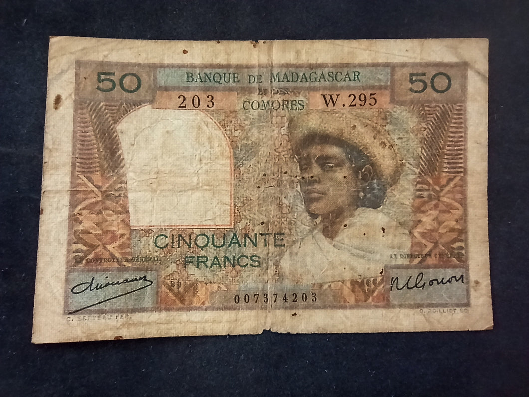 Madagascar : 50 Francs  (Ref 2504)