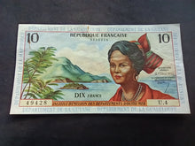 Charger l&#39;image dans la galerie, Antilles : 10 Francs 1964 Guyane, Martinique (Ref 2507)
