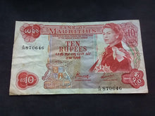 Charger l&#39;image dans la galerie, Ile Maurice : 10 Rupees 1967 (Ref 2539)
