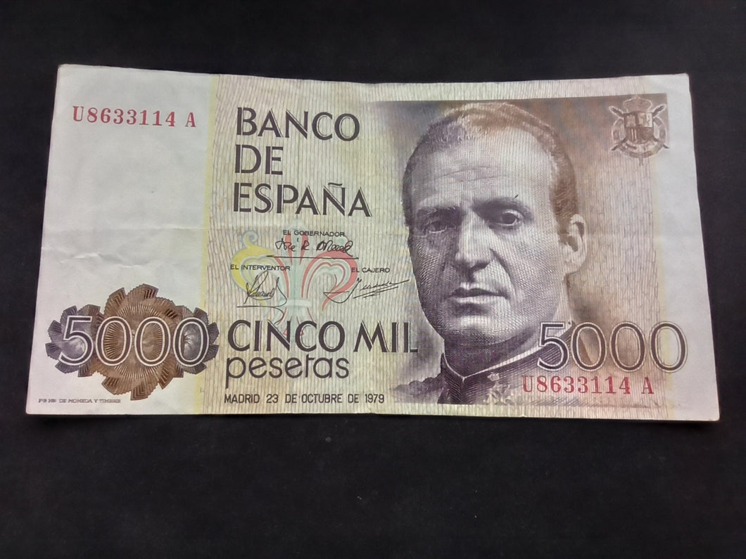 Espagne : 5000 Pesetas 1979 (Ref 2547)