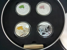 Charger l&#39;image dans la galerie, Coffret France : 4 X 10 Euro 2013 Tour de France Argent : Maillot Vert, Jaune...
