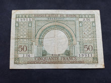 Charger l&#39;image dans la galerie, Colonies Françaises : Maroc : 50 Francs 1949 (Ref 2599)
