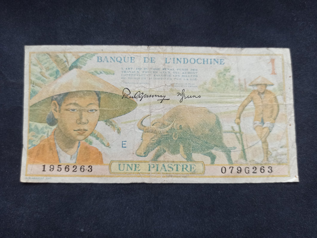 Indochine : Une piastre 1949 (Ref 2635)