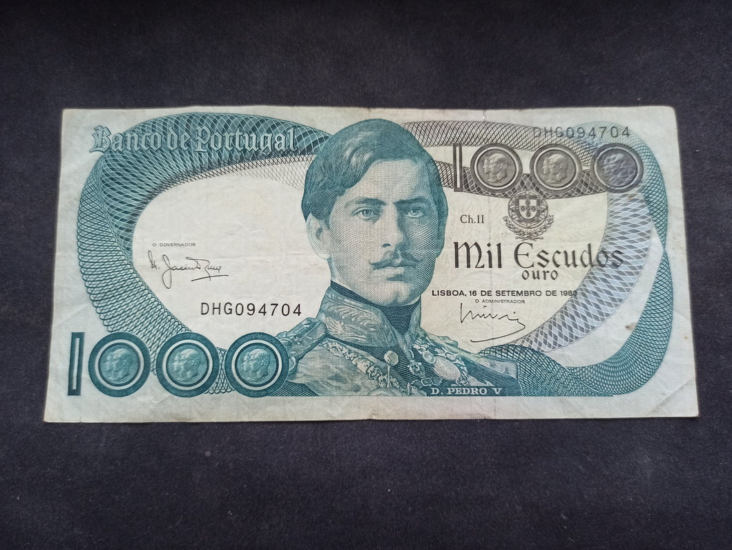 Portugal : 1000 Escudos 1980 (Ref 2615)