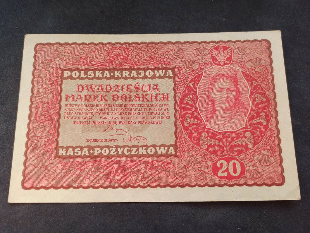 Pologne : 20 Marek 1919 (Ref 2623)