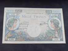 Charger l&#39;image dans la galerie, 1000 Francs Commerce &amp; Industrie (28-11-1940) (Ref 2663)
