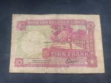 Charger l&#39;image dans la galerie, Congo Belge : 10 Francs (10-02-1943) (Ref 2674)
