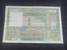 Charger l&#39;image dans la galerie, Maroc : 1000 Francs 1956 (Ref 2683)
