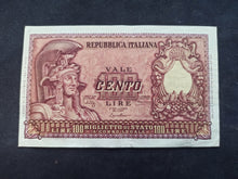 Charger l&#39;image dans la galerie, Italie : 100 Lire 1951 (Ref 2700)
