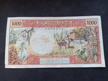 Charger l&#39;image dans la galerie, Colonies Françaises : 1000 Francs Tahiti / Papeete 1977 (Ref 2725)
