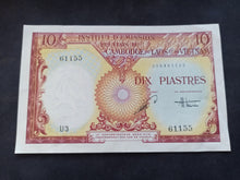 Charger l&#39;image dans la galerie, Vietnam : 10 Piastres 1953 (Ref 2727)
