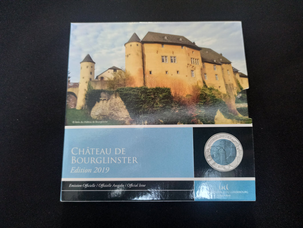 Luxembourg : 5 Euro 2019 Château de Bourglinster ; avec pochette