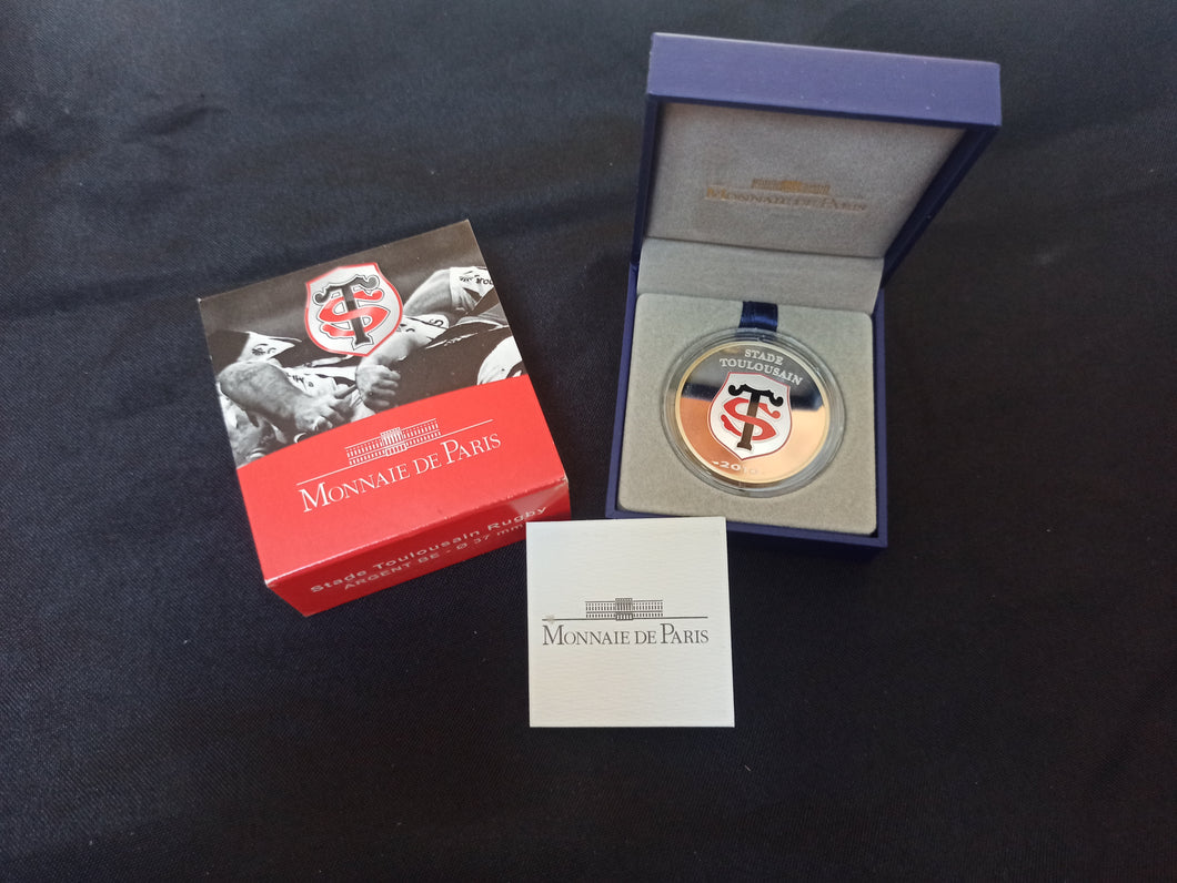 France : 10 Euro BE Argent 2010 : Stade Toulousain Colorisé