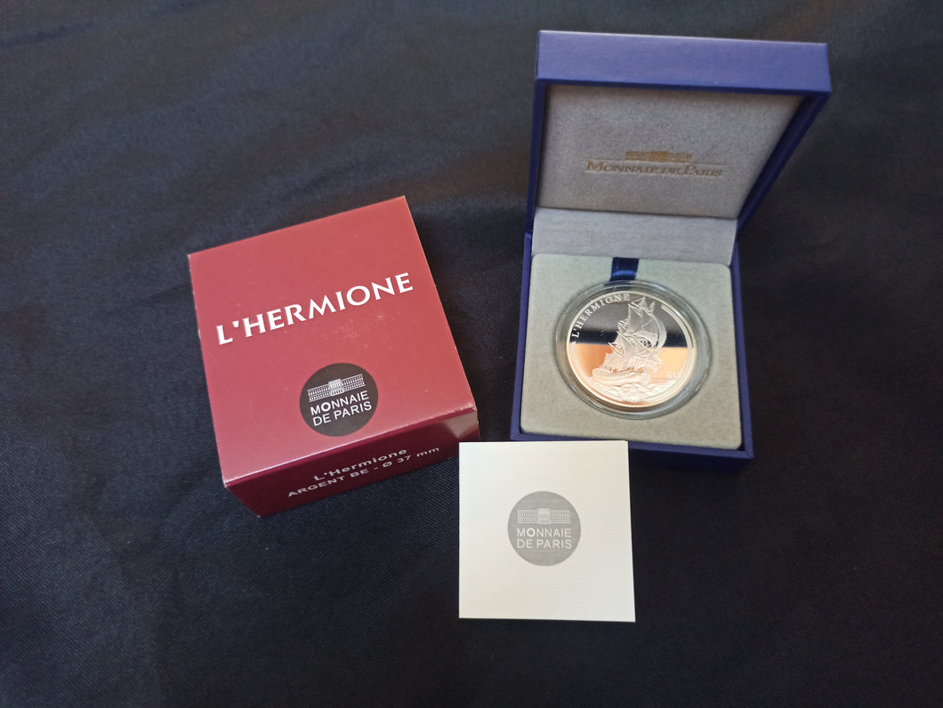 France : 10 Euro BE Argent 2012 : L'Hermione